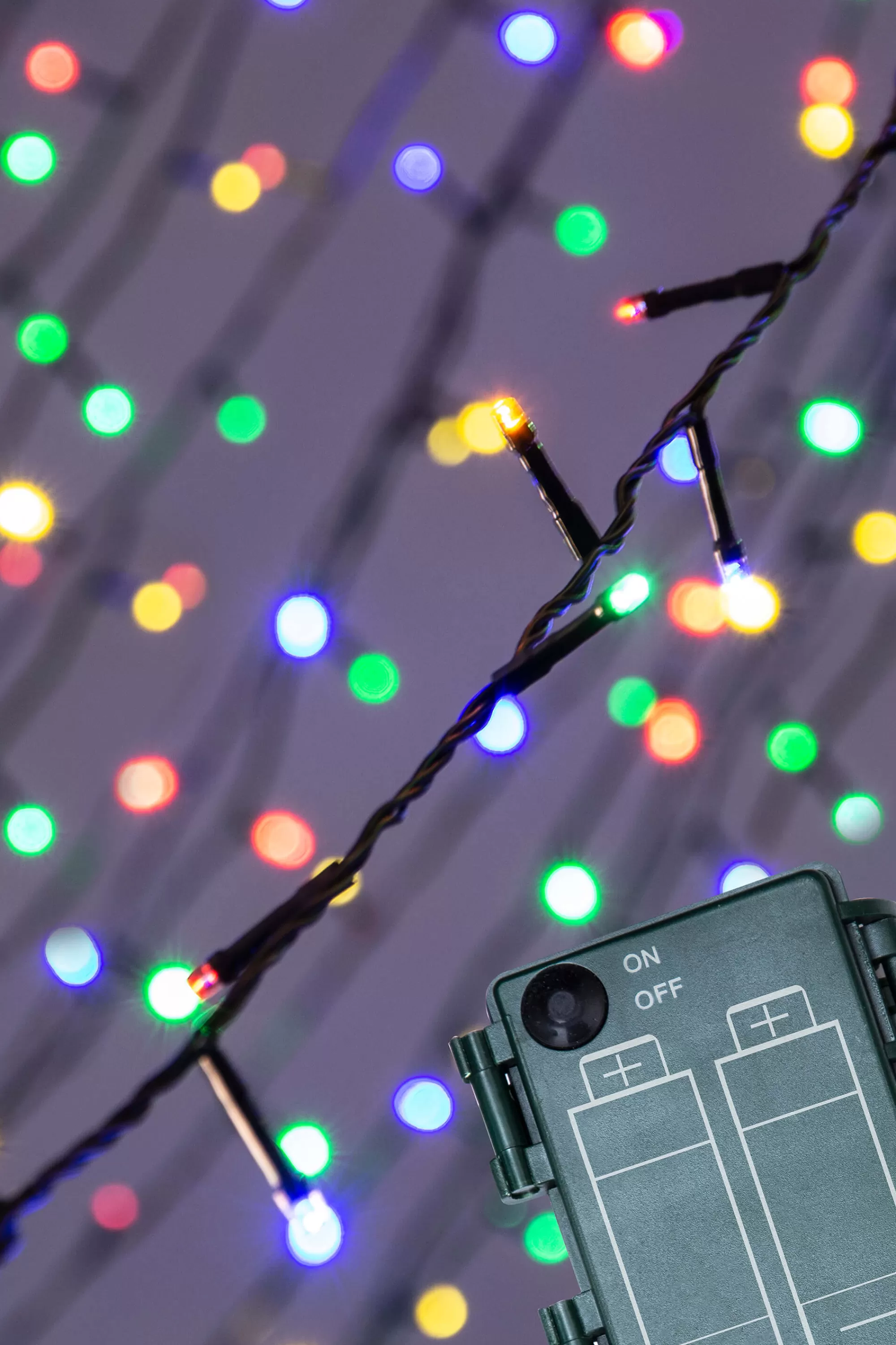 Store Christmas Tree World Ctw Battery Powered 400 Led Multifunction String Light Set - Choose Colour