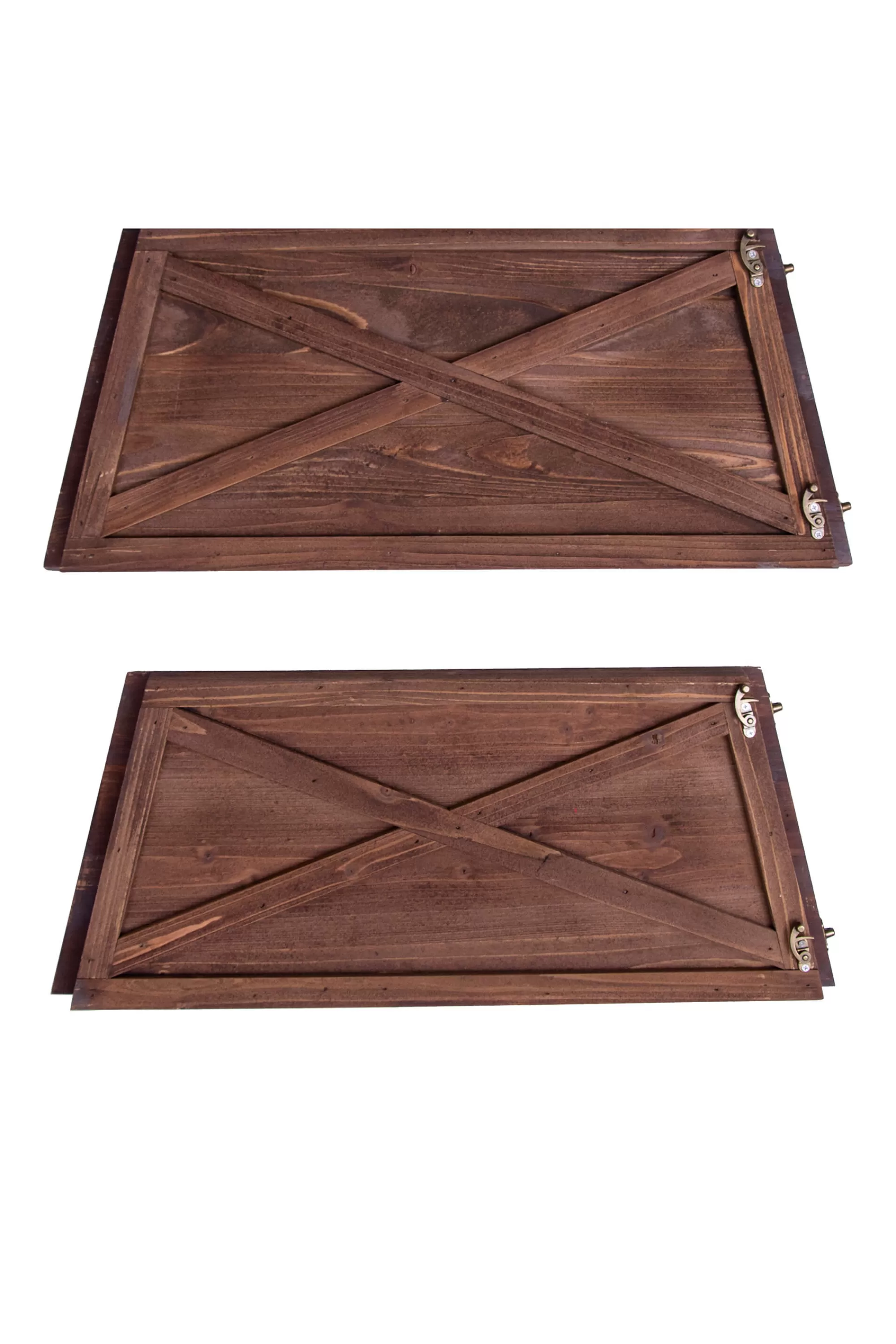 New Christmas Tree World Large Wooden Trapezoid Christmas Tree Skirt (Fits 6Ft-9Ft Trees - 3 Colours Available)