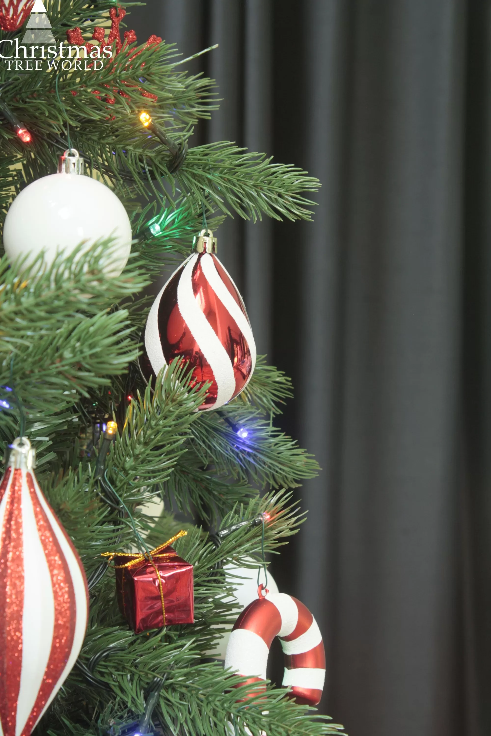 New Christmas Tree World The 12Ft Ultra Devonshire Fir Pre-Lit With Warm White/Multicoloured Colour Change Leds