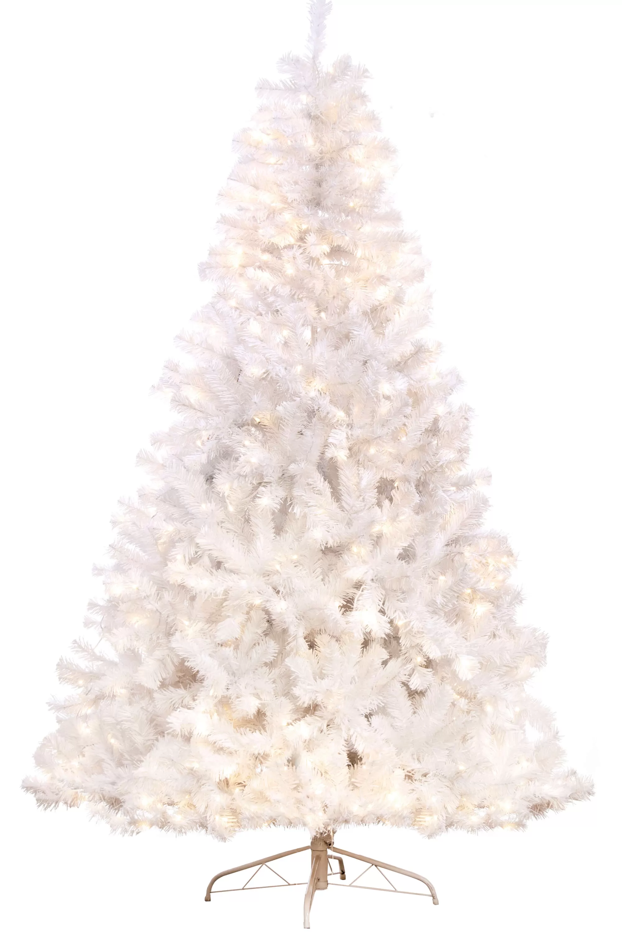Discount Christmas Tree World The Pre-Lit Bianca Pine Tree With Warm White Lights (4Ft To 10Ft)