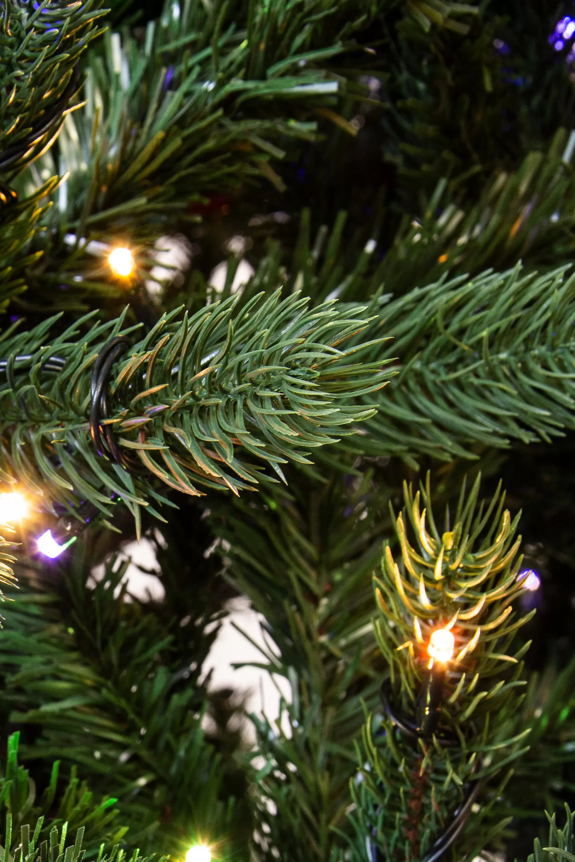 Cheap Christmas Tree World The Ultra Devonshire Fir Pre-Lit With Warm White/Multicoloured Leds (4Ft To 12Ft)