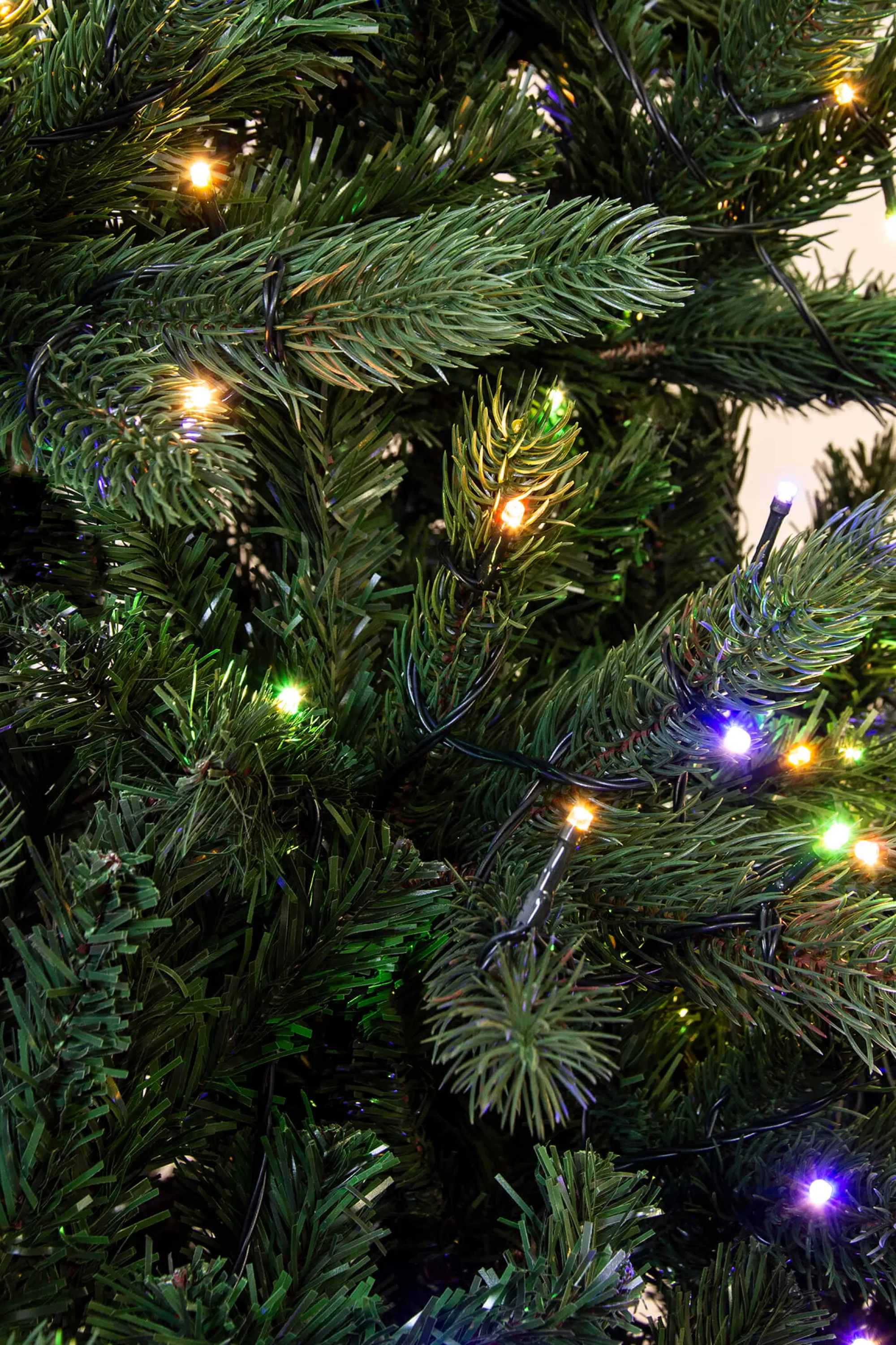 Cheap Christmas Tree World The Ultra Devonshire Fir Pre-Lit With Warm White/Multicoloured Leds (4Ft To 12Ft)