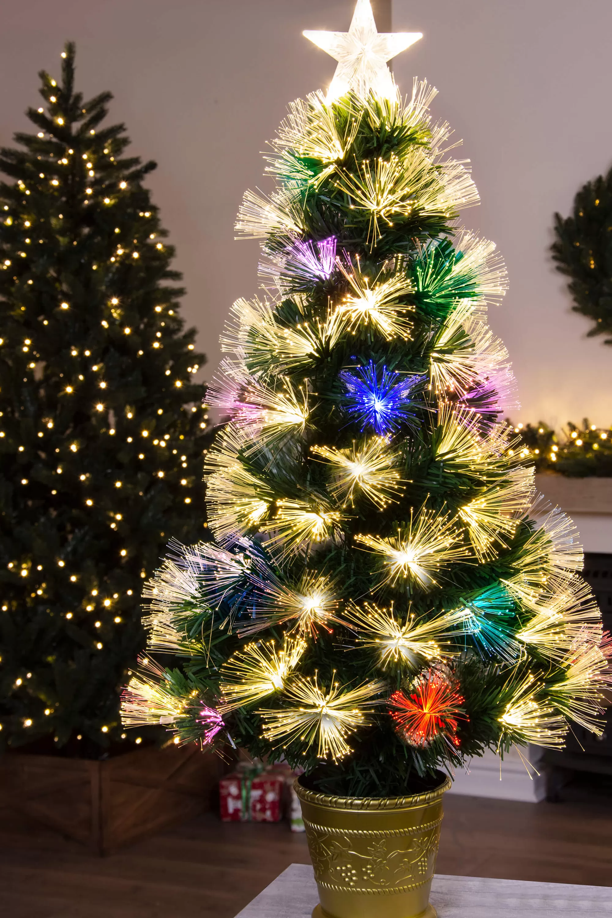 Store Christmas Tree World The Vesuvius Fir Fibre Optic Christmas Tree (3Ft To 8Ft)